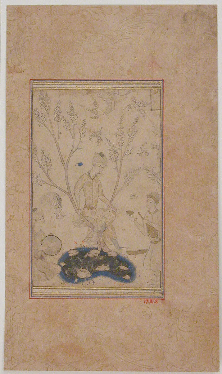 A Gentleman with His Musicians — Unknown
