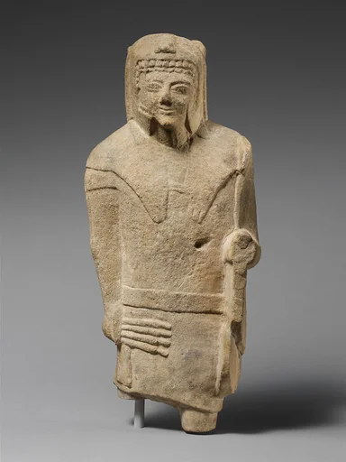 Limestone statuette of Herakles as an archer