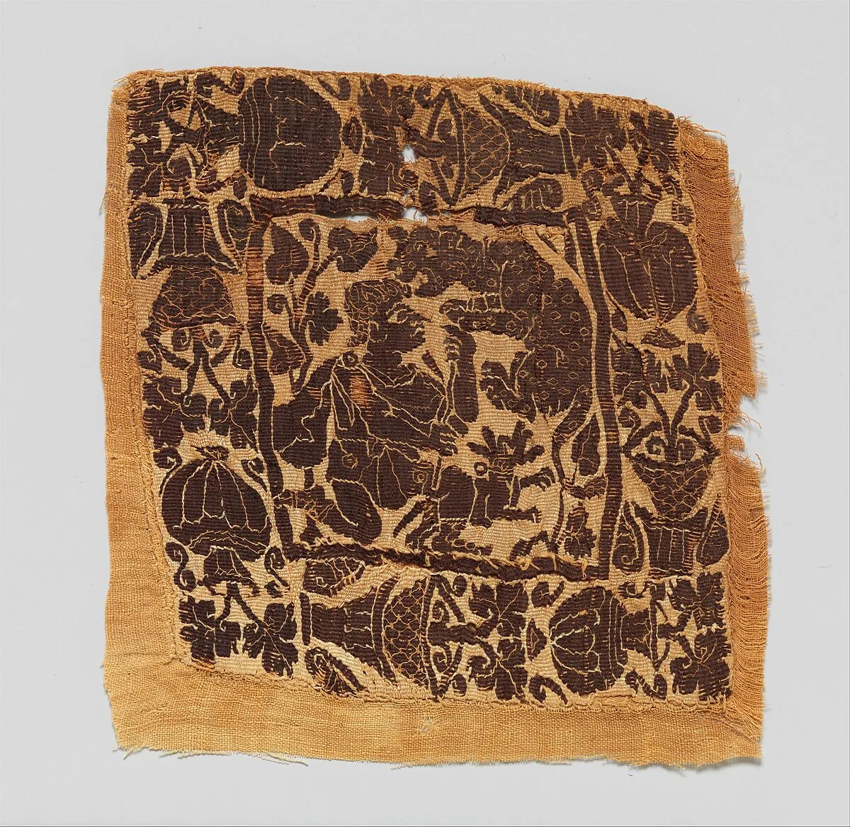 Square with a Hunting Scene — Unknown