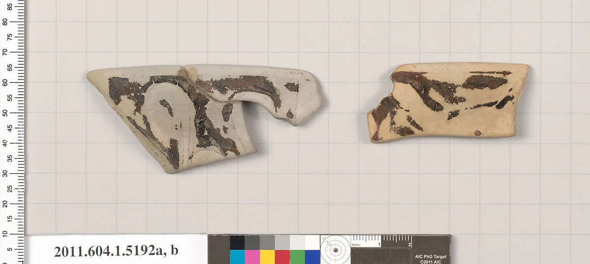 Terracotta rim fragments of a kylix (drinking cup) — Unknown