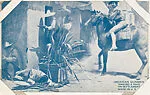 Mexican gunmen making a raid on settlement from Indians and Western Scenes series (W417) — Unknown
