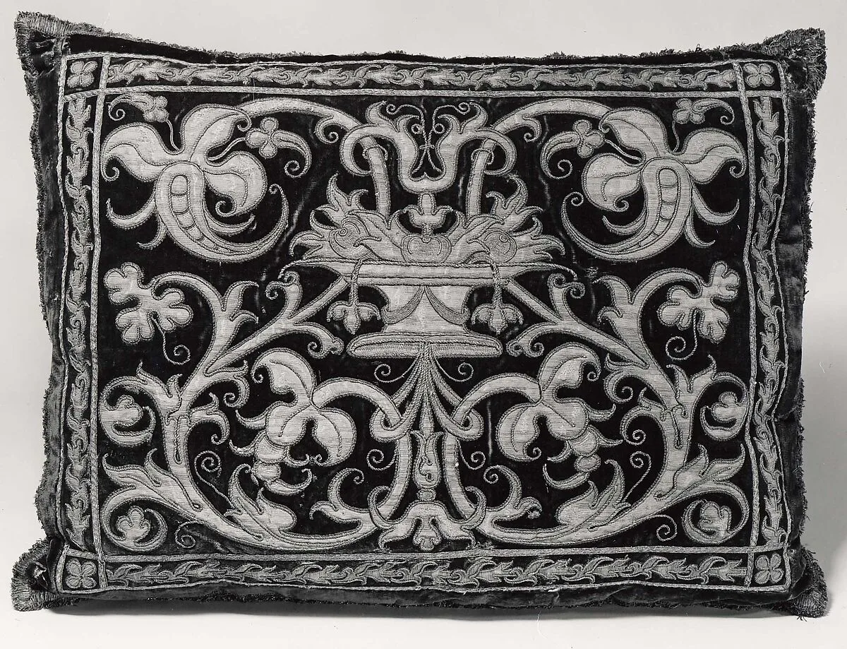 Apparel made into cushion — Unknown