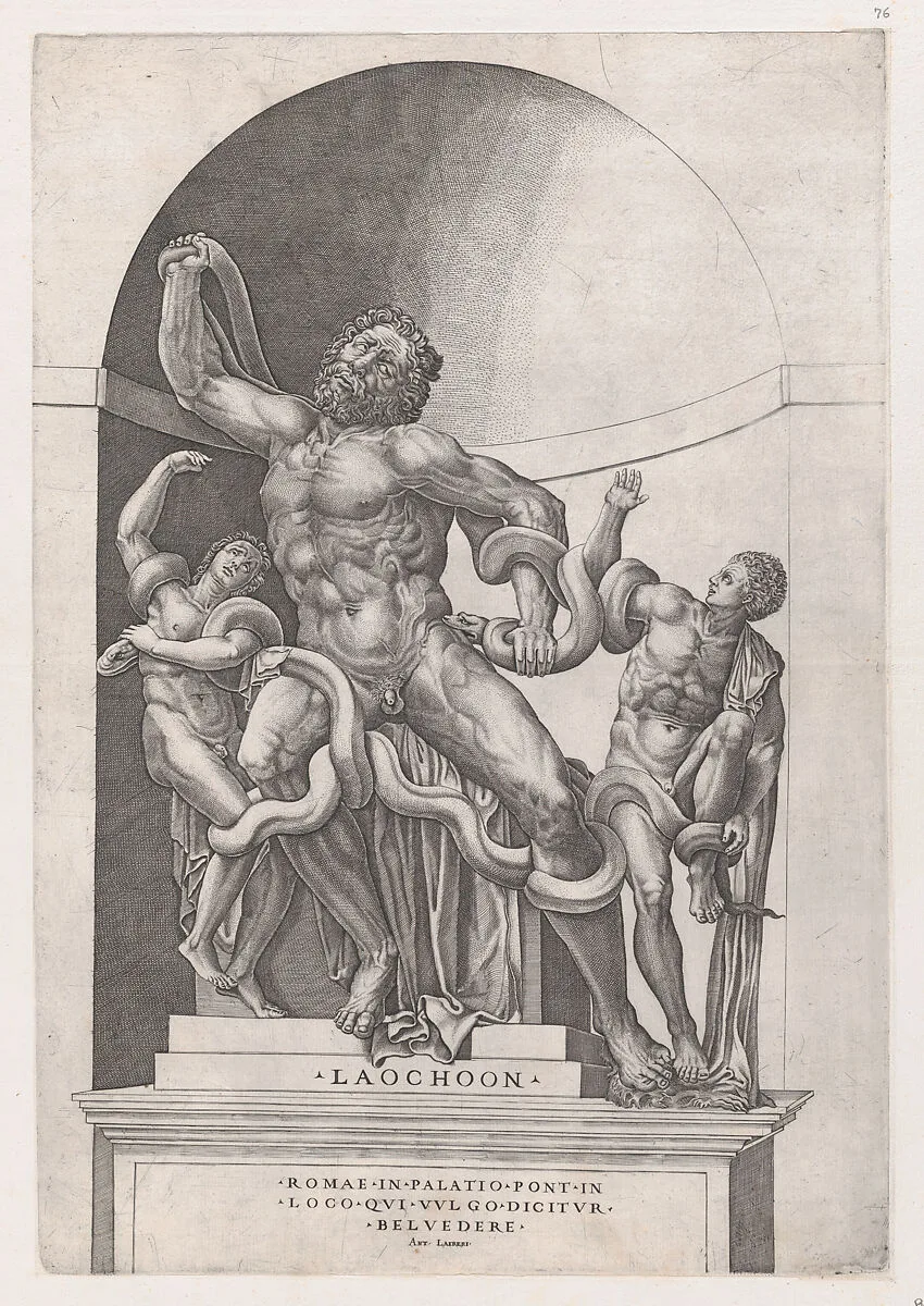 Speculum Romanae Magnificentiae: Laocoon — Antonio Lafreri|Nicolas Beatrizet