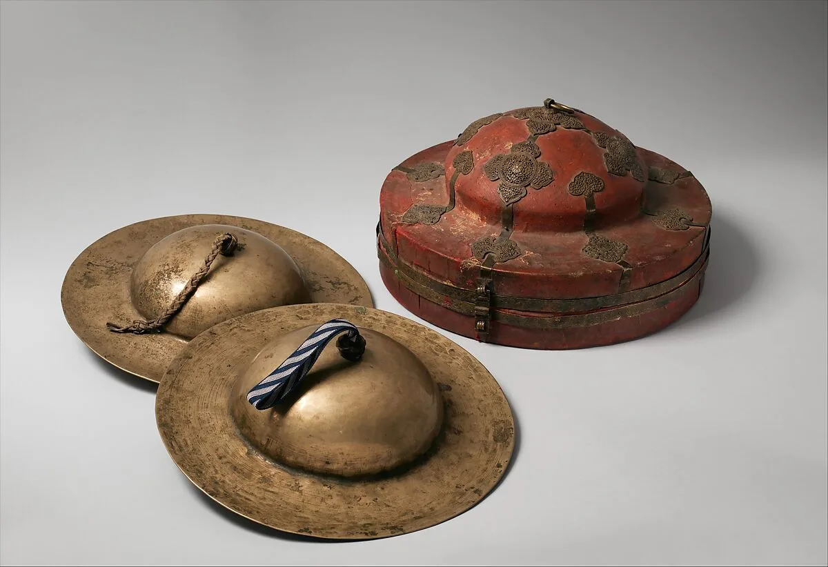 Cymbal Case with Set of Cymbals — Unknown