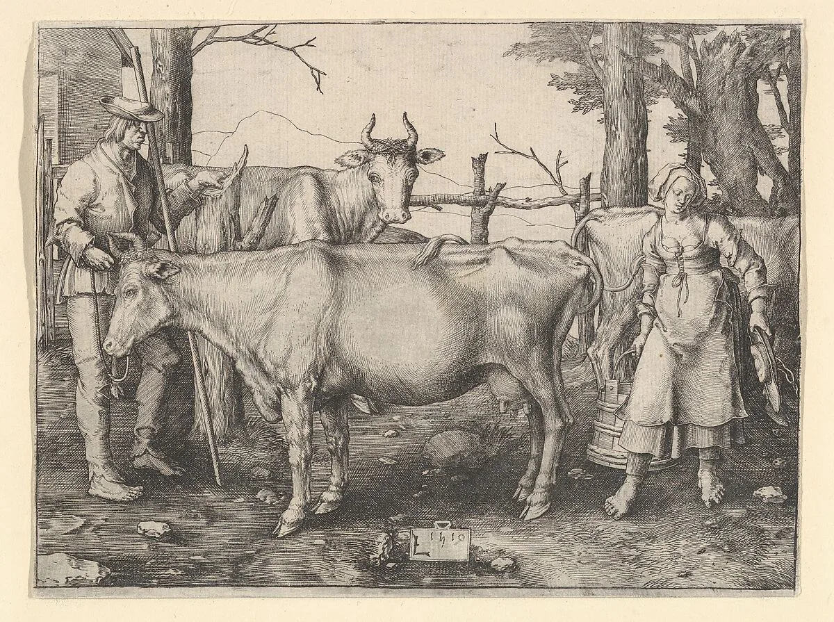 The Milkmaid — Lucas van Leyden