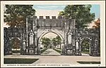 Entrance to Georgia Military College, Milledgeville, Georgia.