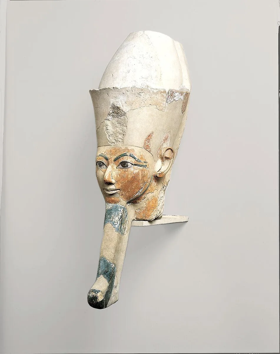Head from an Osiride Statue of Hatshepsut — Unknown
