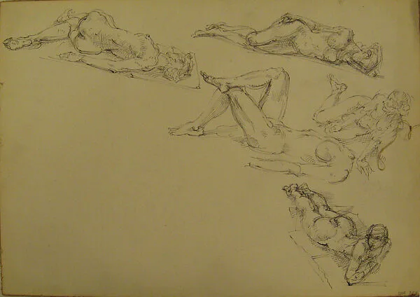 Untitled (female nude studies) — Reginald Marsh