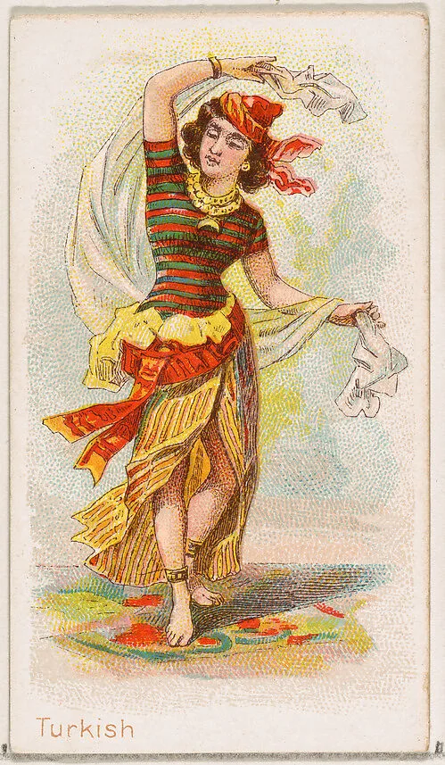 Turkish Dancer, from the Dancing Women series (N186) issued by Wm. S. Kimball & Co. — William S. Kimball & Company