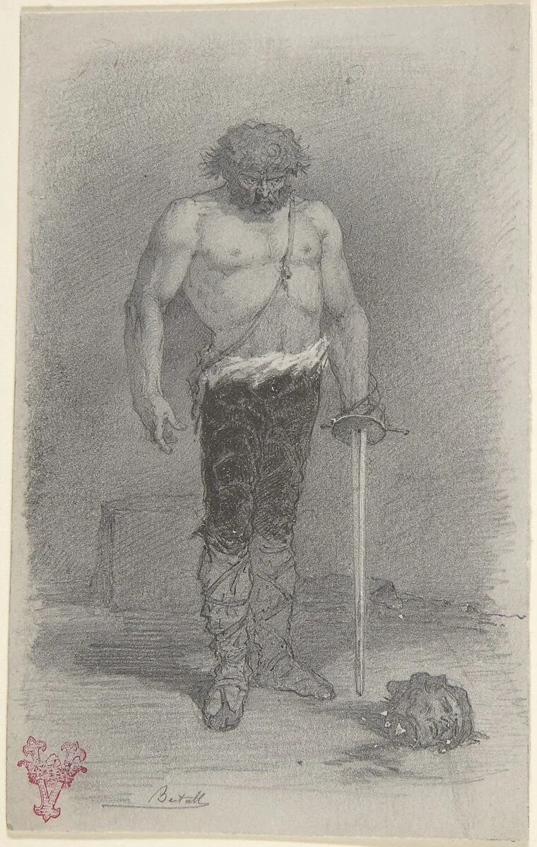 Man with Sword — Charles-Albert Arnoux Bertall
