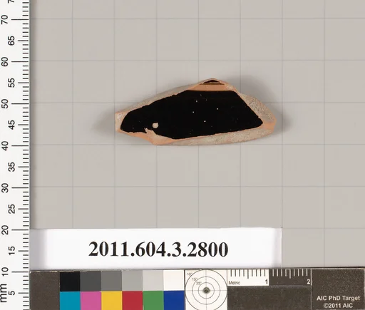 Terracotta fragment of a plate?