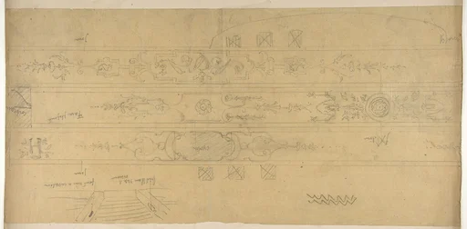 Design for Ceiling Decorations, Fontainebleau
