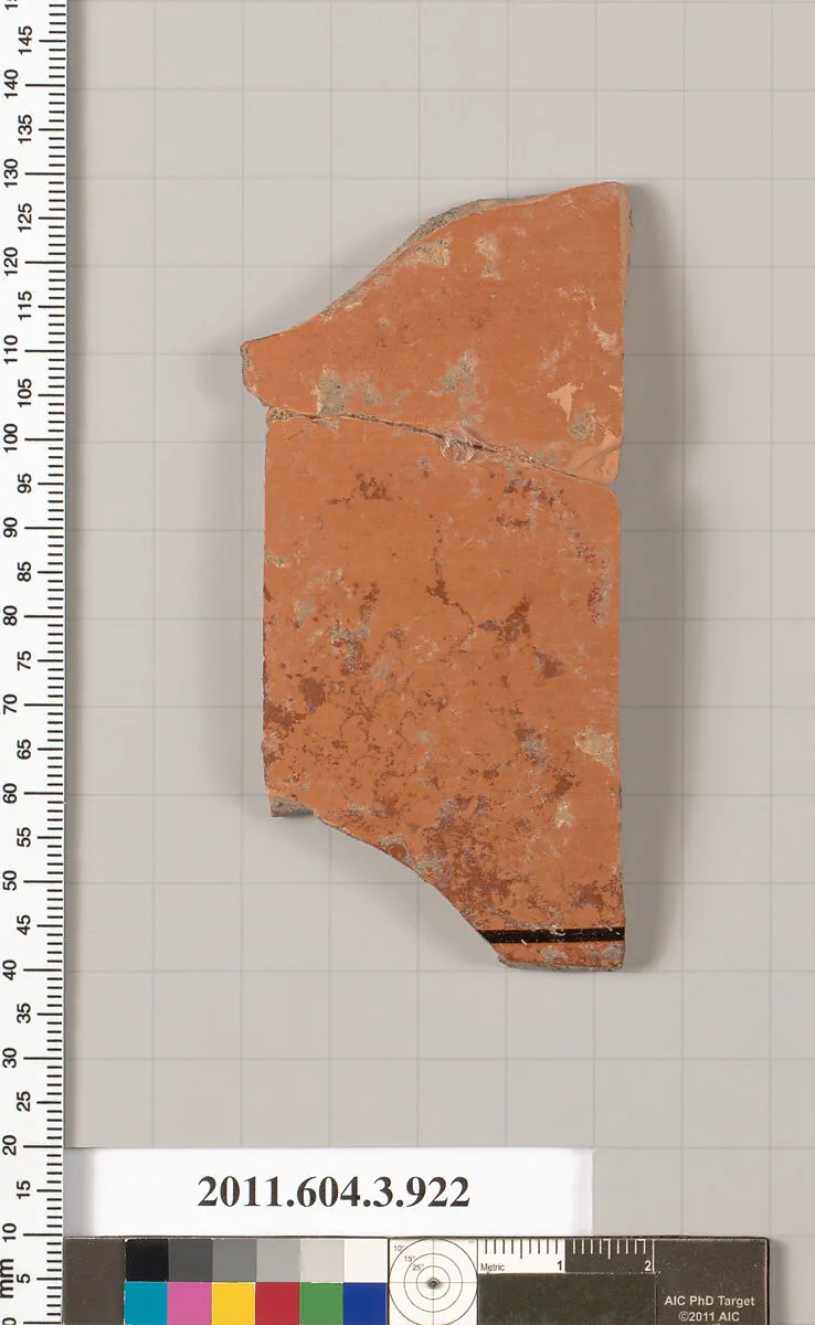 Terracotta fragment of a lekythos (oil flask) — Unknown