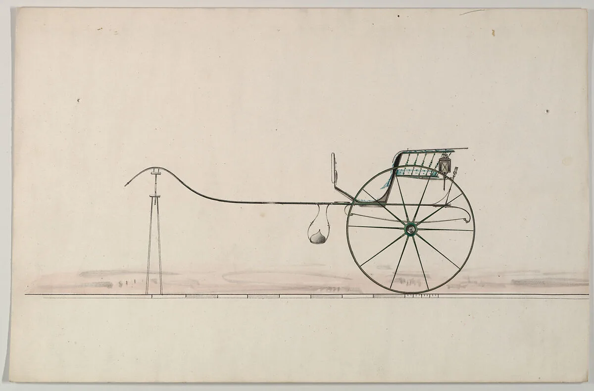 Design for (Tilbury?) Gig (unnumbered) — Brewster & Co.