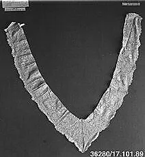 Shaped neckpiece — Unknown