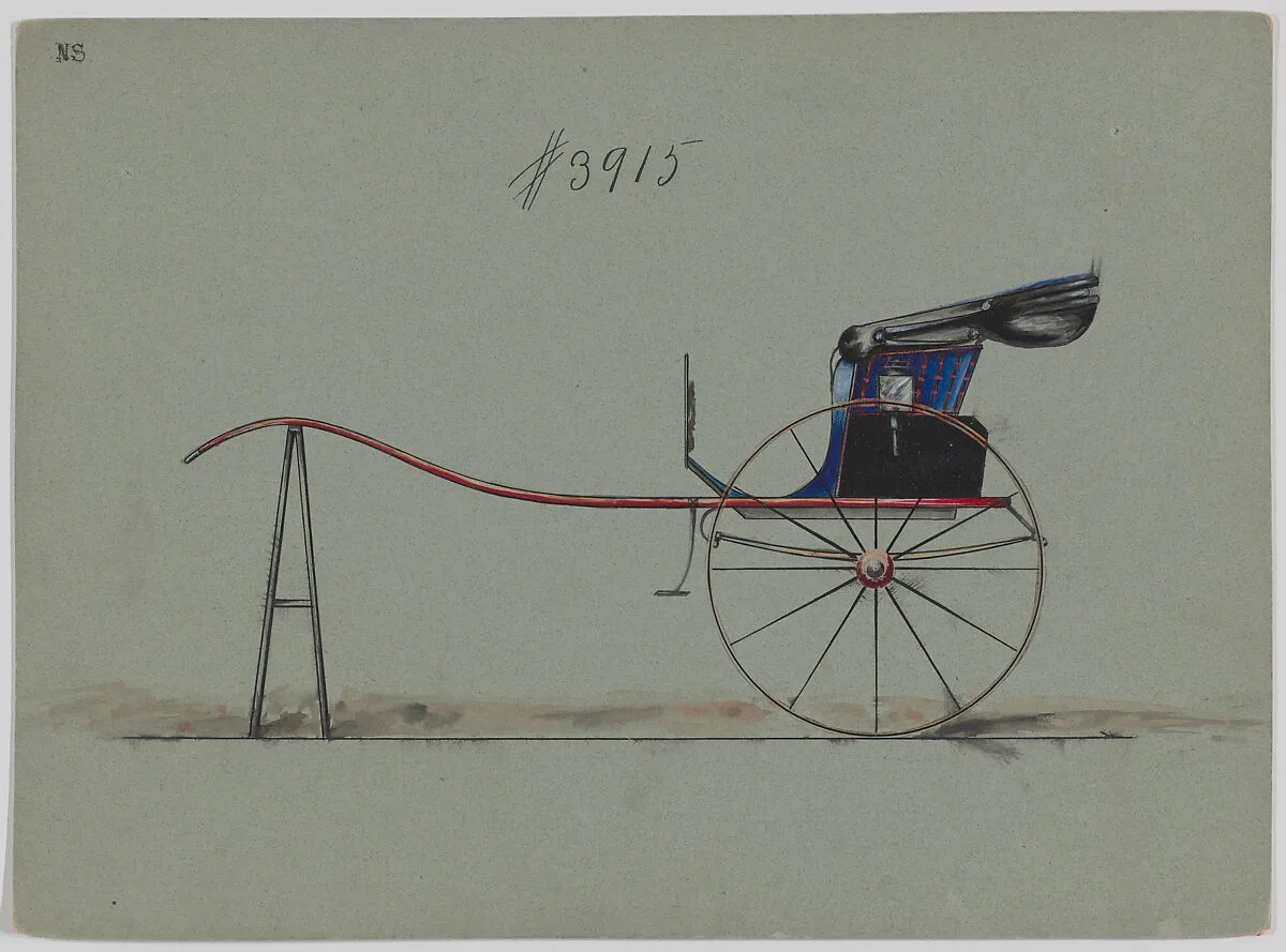 Design for Stanhope Gig, no. 3915 — Brewster & Co.|Herman Stahmer