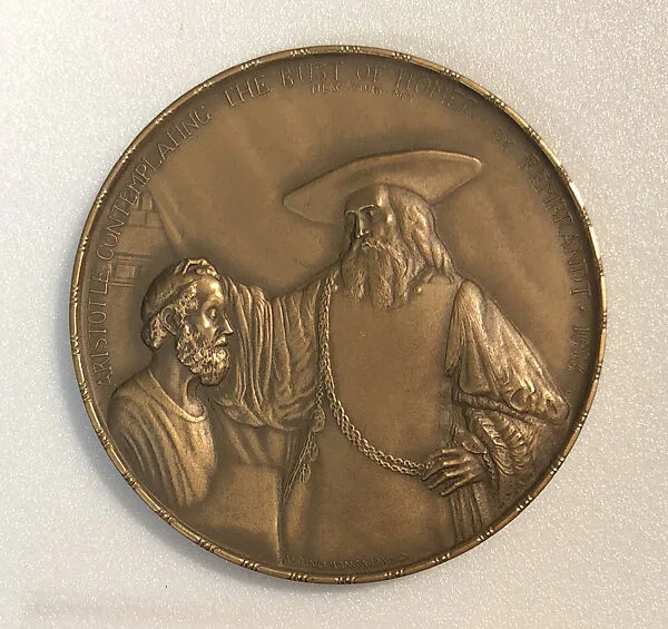 Aristotle Contemplating the Bust of Homer — Albino Manca