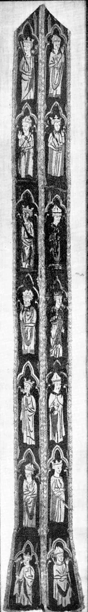 Stole with Figures of Kings and Bishops — Unknown
