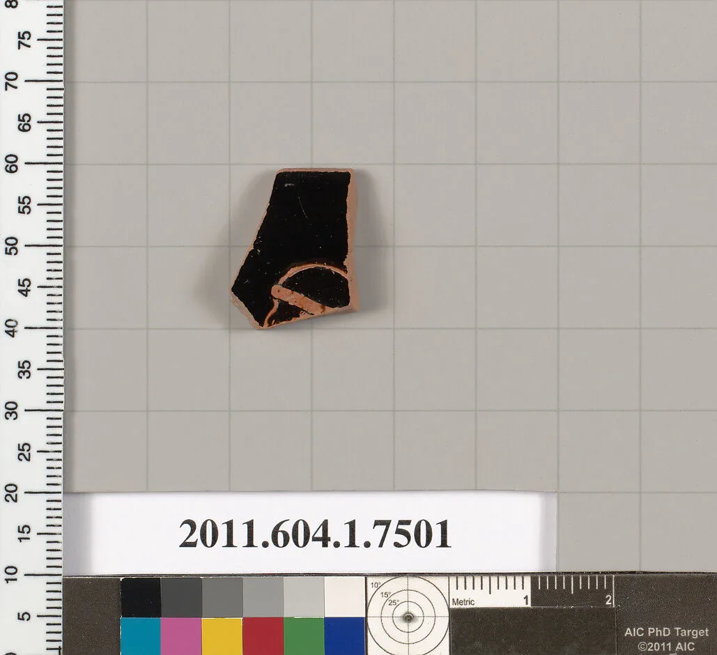 Terracotta rim fragment of a kylix (drinking cup) — Unknown