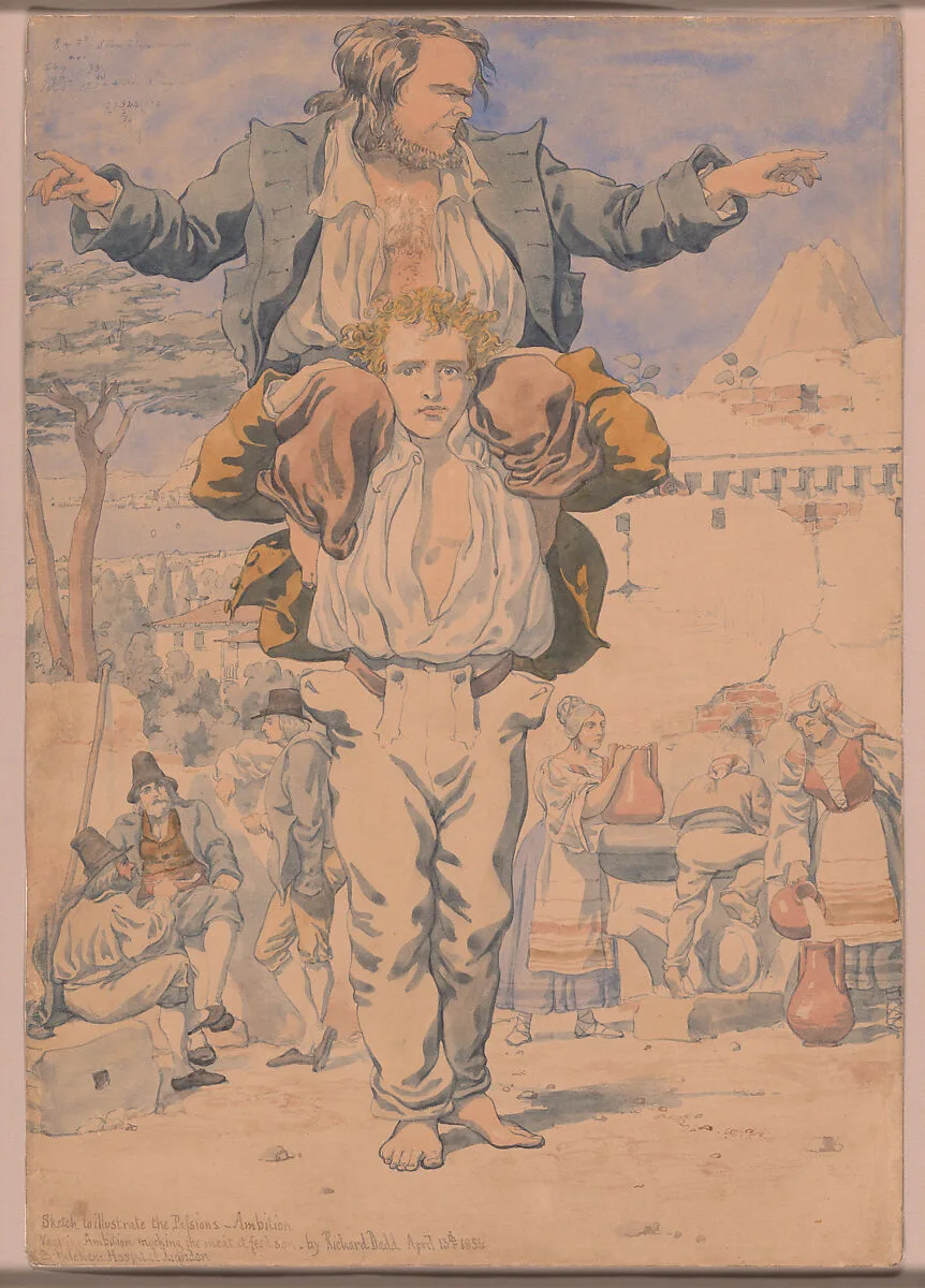 Sketch to Illustrate the Passions–Ambition — Richard Dadd