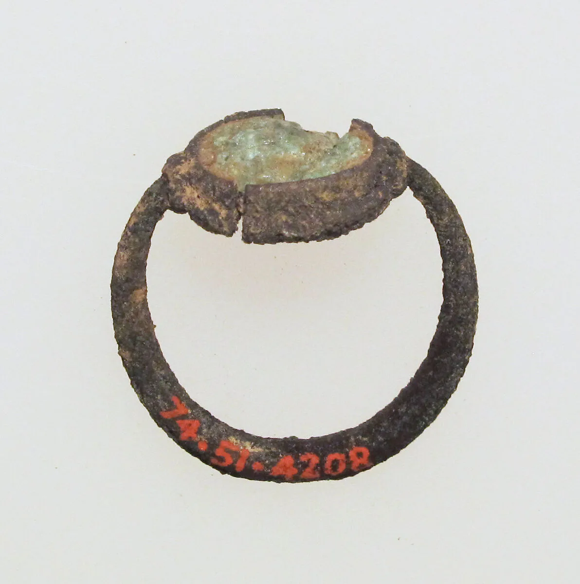Ring with scarab — Unknown
