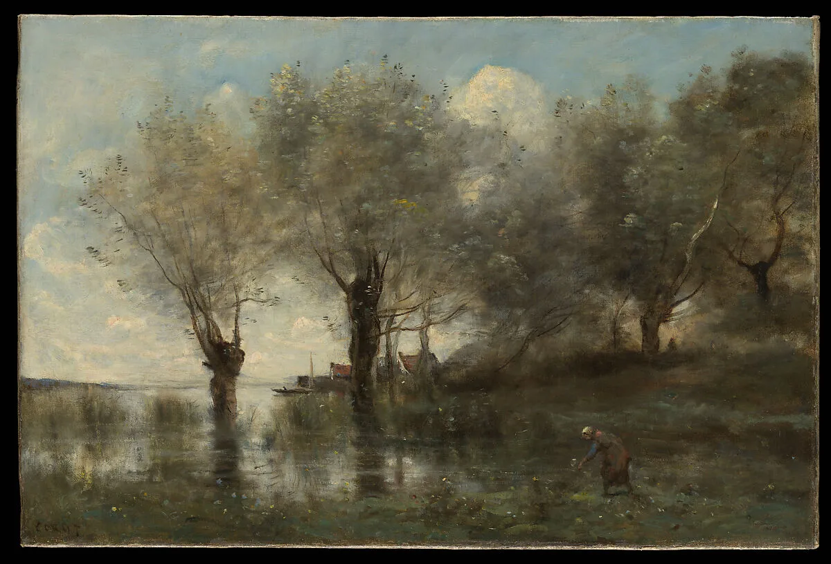 A Pond in Picardy — Camille Corot