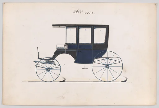 Design for 6 seat Rockaway, no. 3188