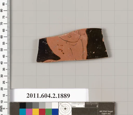 Terracotta fragment of a skyphos (deep drinking cup)