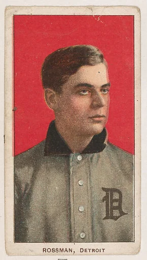 Claude Rossman, Detroit, from Coupon Cigarettes Baseball Issue, 1910