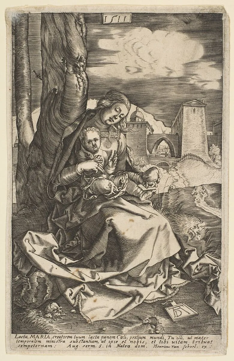 Virgin and Child with a Pear, copy — Albrecht Dürer
