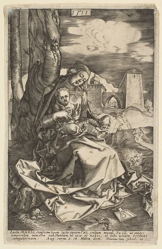 Virgin and Child with a Pear, copy