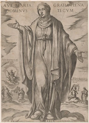 The Virgin from 'Christ, Mary and the Apostles'