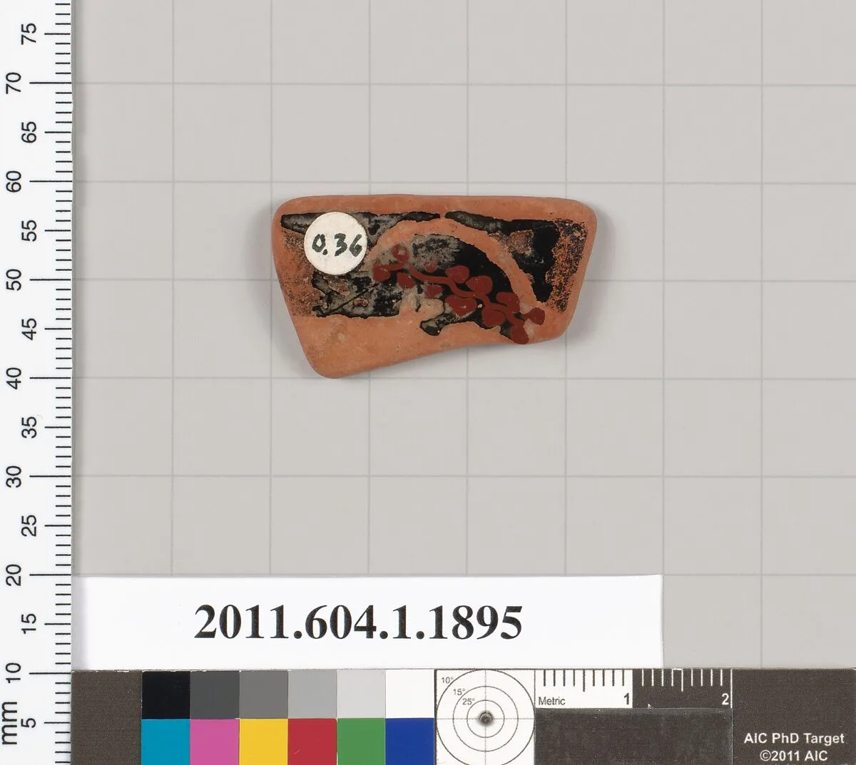Terracotta rim fragment of a kylix (drinking cup) — Unknown