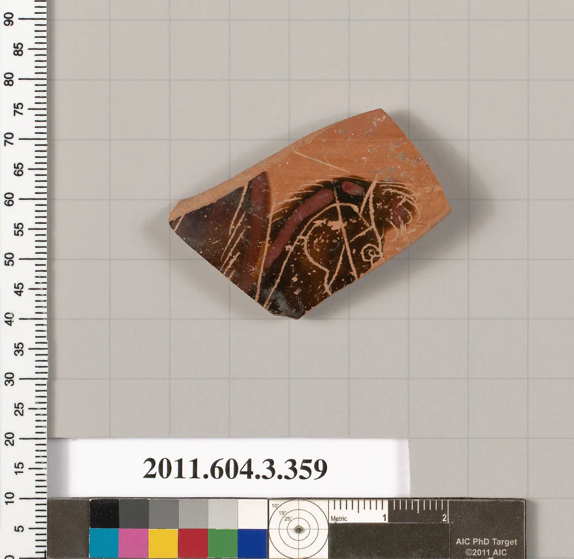 Terracotta fragment of a neck-amphora (jar) — Unknown