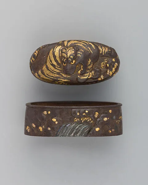 Sword-Hilt Collar and Pommel (Fuchigashira) — Unknown