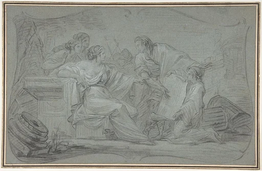 Semiramus Inspecting a Plan of Babylon