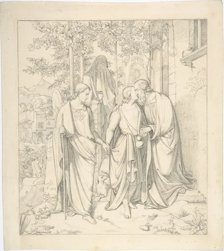 Tobias Takes Leave of his Father