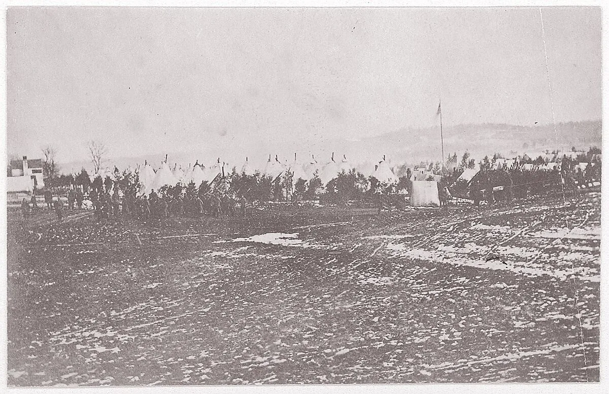 6th Vermont Infantry, Camp Griffen — Mathew B. Brady|Unknown