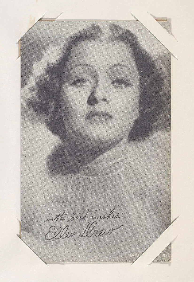 Ellen Drew from Movie Stars Exhibit Cards series (W401) — Unknown
