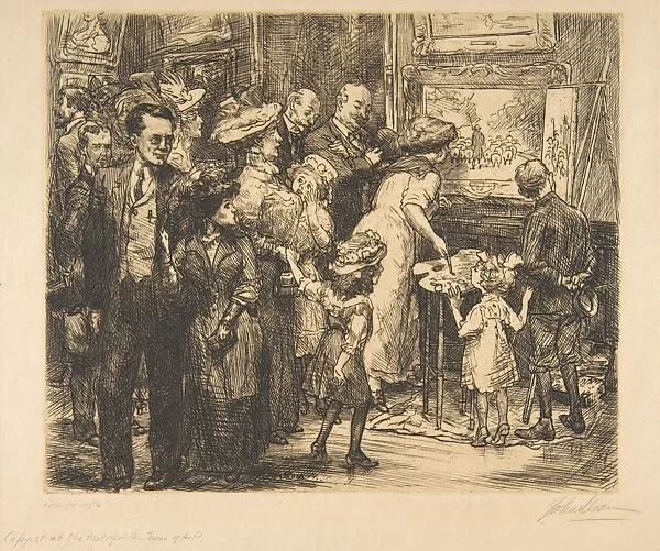 Copyist at The Metropolitan Museum — John Sloan