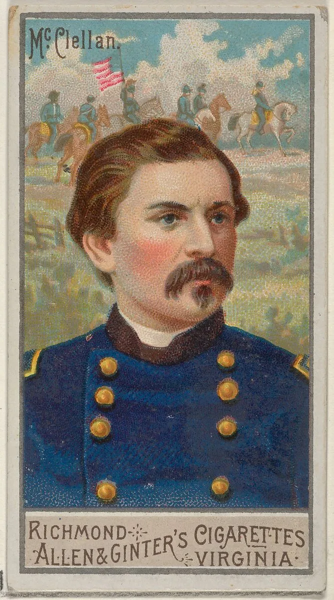 George Brinton McClellan, from the Great Generals series (N15) for Allen & Ginter Cigarettes Brands — Allen & Ginter|George S. Harris & Sons
