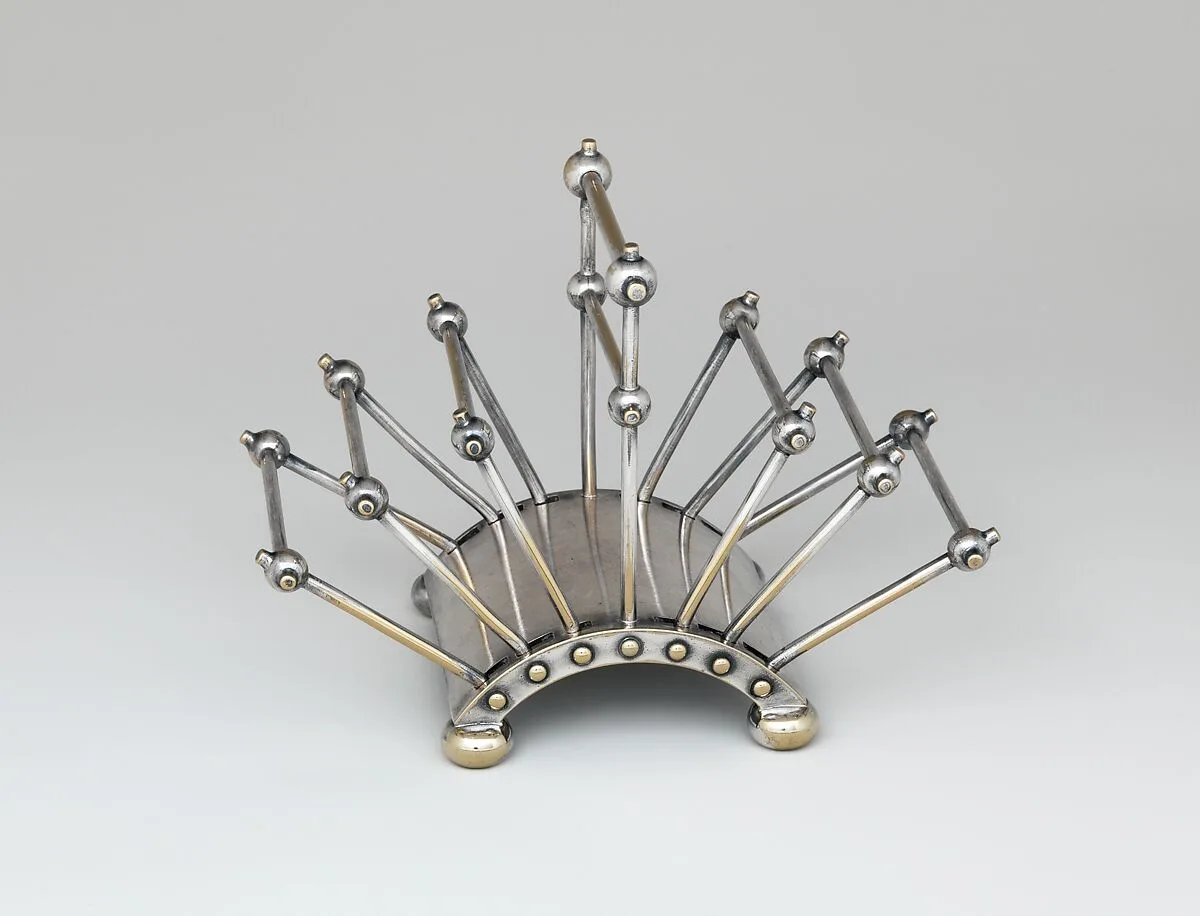 Toast rack — Christopher Dresser|Hukin & Heath