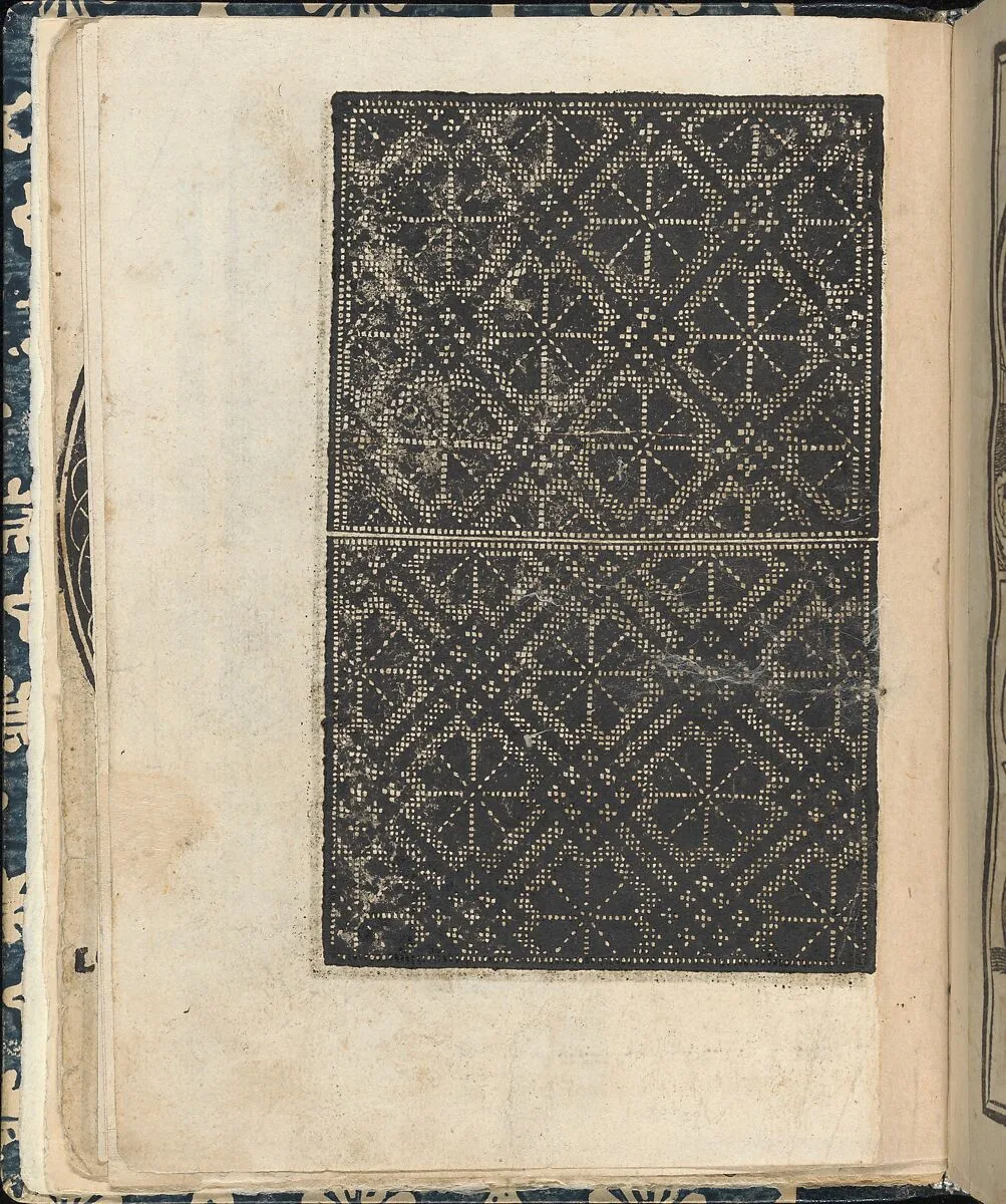 Essempio di recammi, page 8 (verso) — Giovanni Antonio di Nicolini da Sabio e i fratelli|Giovanni Antonio Tagliente