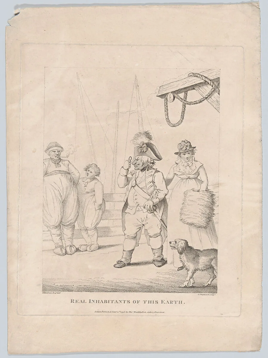 Real Inhabitants of This Earth — Henry William Bunbury|Thomas Macklin|George Shepheard