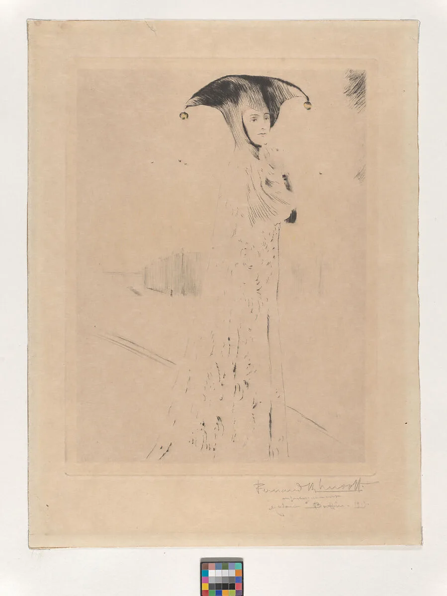 Bells (Une coiffure de grelots) — Fernand Khnopff|Société des Aquafortistes Belges