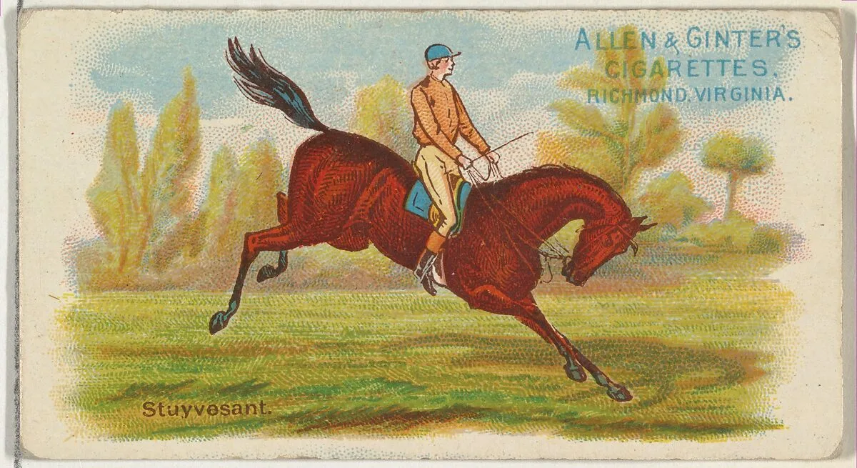 Stuyvesant, from The World's Racers series (N32) for Allen & Ginter Cigarettes — Allen & Ginter|Lindner, Eddy & Claus