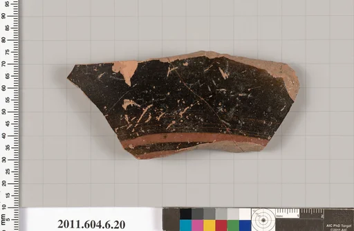 Terracotta fragment of a closed shape