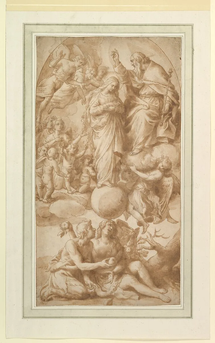 Allegory of the Immaculate Conception with the Fall of Man — Alessandro Turchi