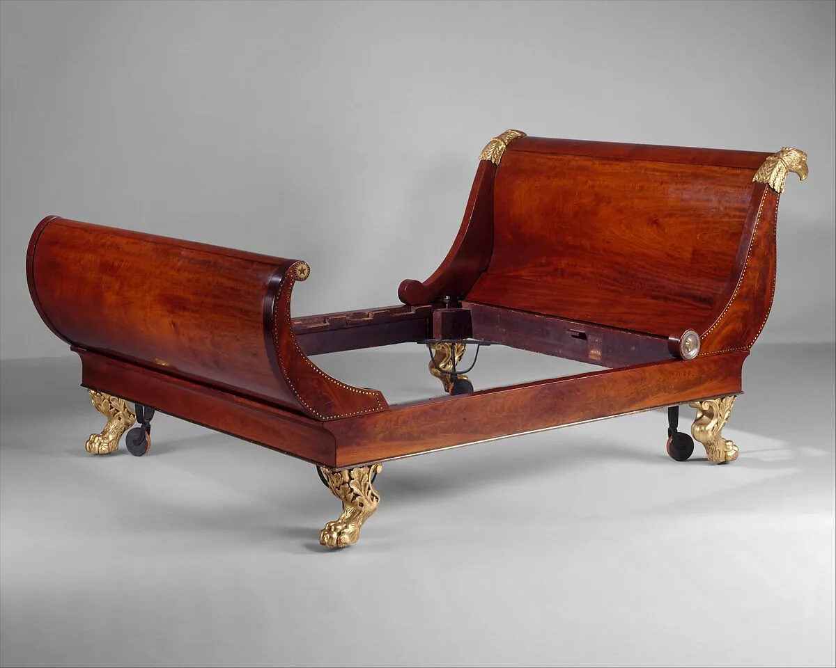 Bedstead — Charles-Honoré Lannuier|Jean-Charles Cochois