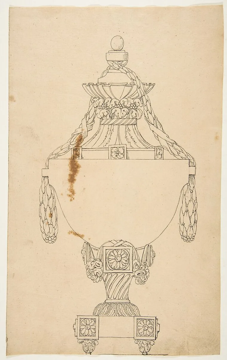 Design for a Vessel — Anonymous, French, 19th century